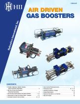 AIR DRIVEN GAS BOOSTERS