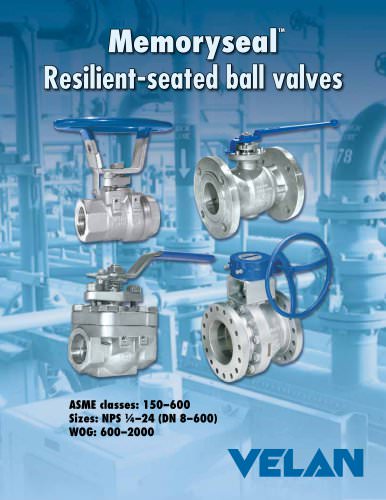 Resilient-seated ball valves