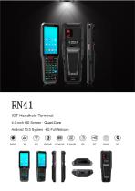 RN41 Android PDA 1D / 2D Barcode Scanner Handheld Data Collector