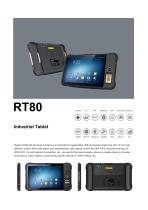 RP80 8 inch Adroid Rugged Industrial Tablet Fingerprint Reader