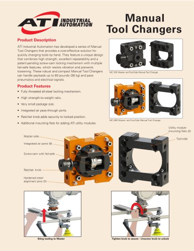 Manual tool changers