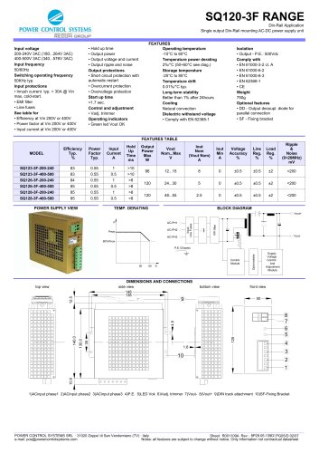 SQ120-3F RANGE