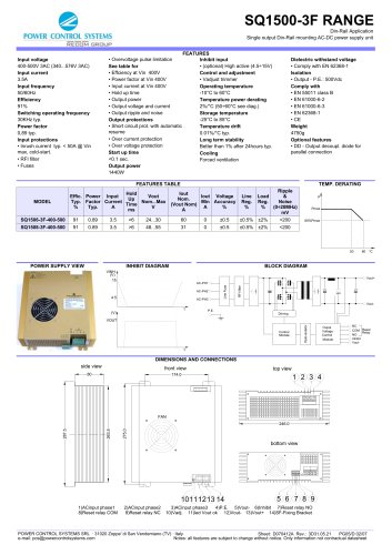 SQ1500-3F RANGE