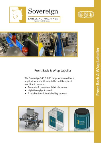 Front Back & Wrap Labeller