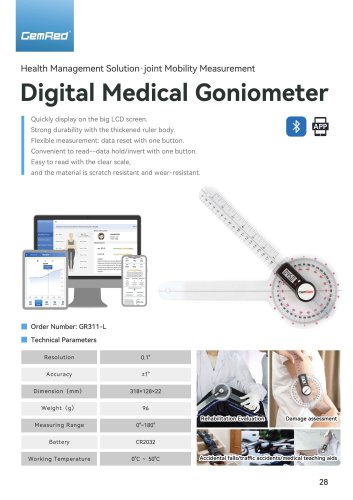 Digital Medical Goniometer Mini