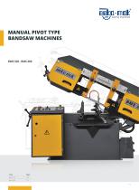 Manual Pivot Type Bandsaw Machines