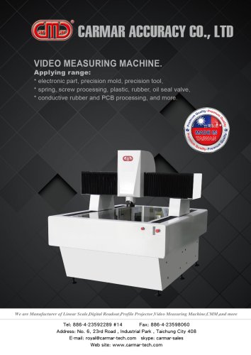 Video Measuring Machine