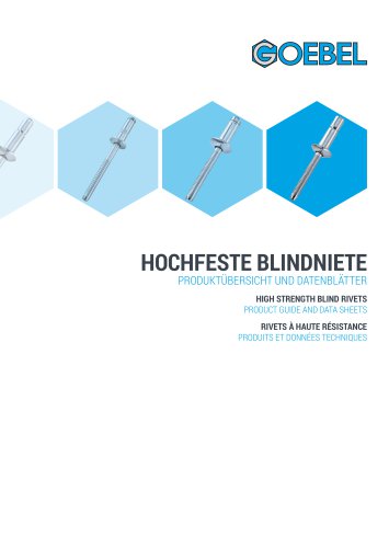 HIGH STRENGTH BLIND RIVETS
