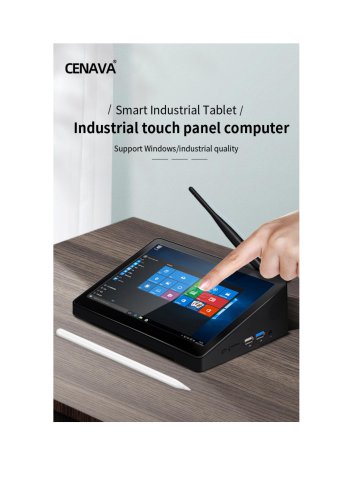 7 inch Windows Industrial Tablet Mini Box H7