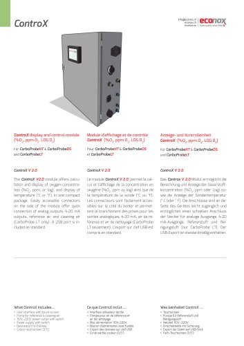 ControX %O2 measure and control