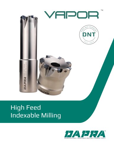 High Feed Indexable Milling