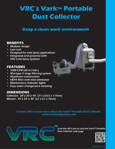 VRC’s Vark™ Portable Dust Collector