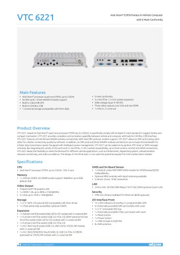 VTC 6221 Datasheet