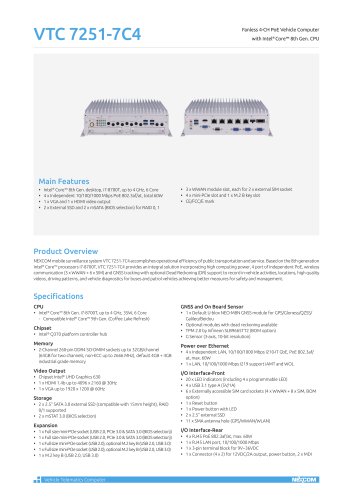 VTC 7251-7C4 Datasheet