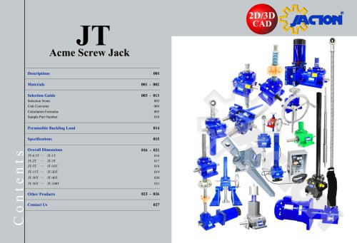 JT Trapezoidal Screw Jack