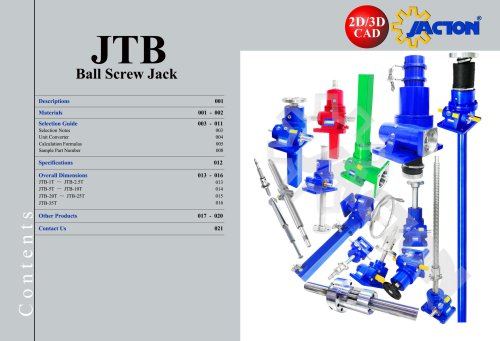 JTB Classic Ball Screw Jack