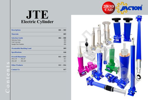 JTE Electric Cylinder Actuators