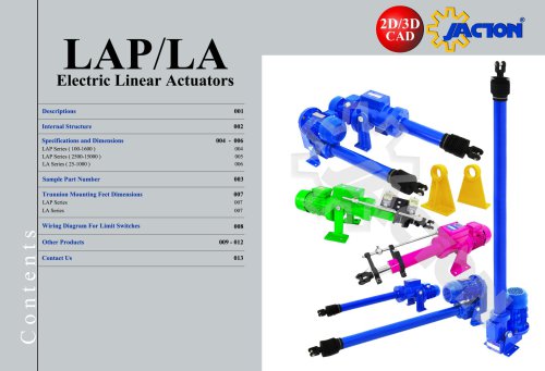 LAP LA Electric Linear Actuators