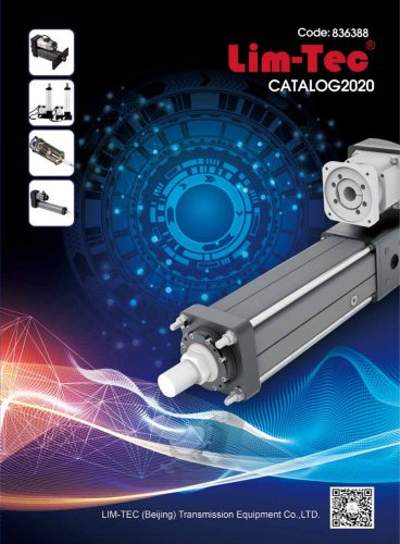 Lim-Tec servo electric cylinder catalogue