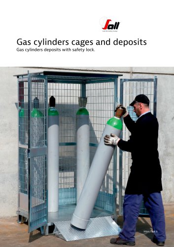 Gas cylinders cages and deposits