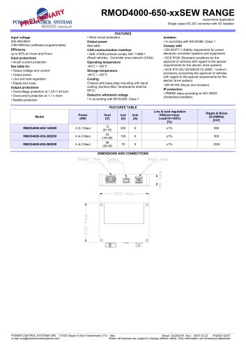 RMOD4000-650-xxSEW RANGE