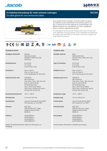 HAWKE 501/421 Brochure en