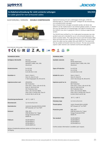 HAWKE 501/423 Brochure en