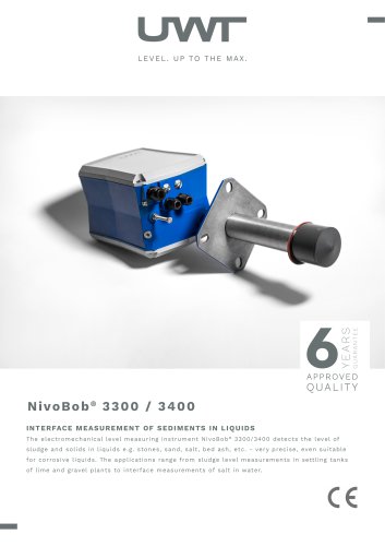 Interface Measurement for Solids NivoBob&reg; 3300/3400