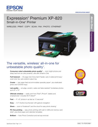 Expression Premium XP-820