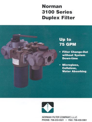 Norman 3100 Series Duplex Filter