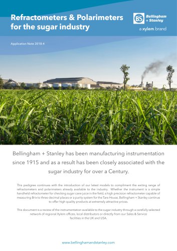 Refractometers & Polarimeters for the Sugar Industry