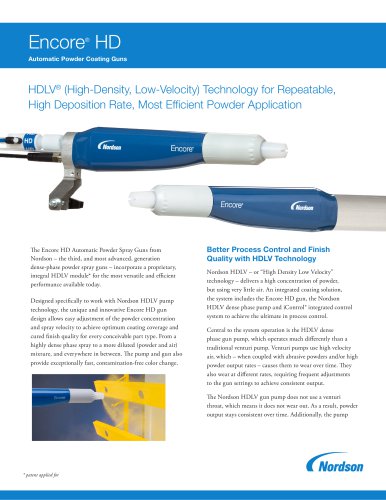 Encore® HD Automatic Powder Coating Guns