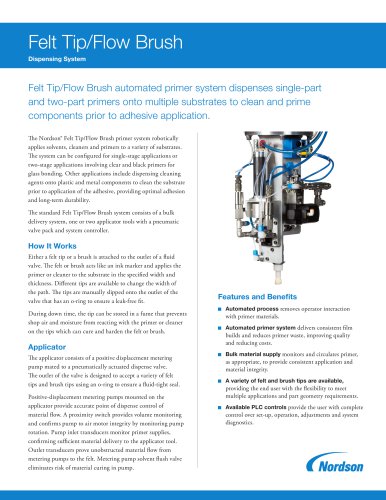 Felt Tip/Flow Brush Automated Primer System