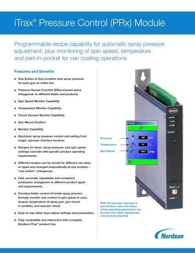 iTrax® Pressure Control (PRx) Module