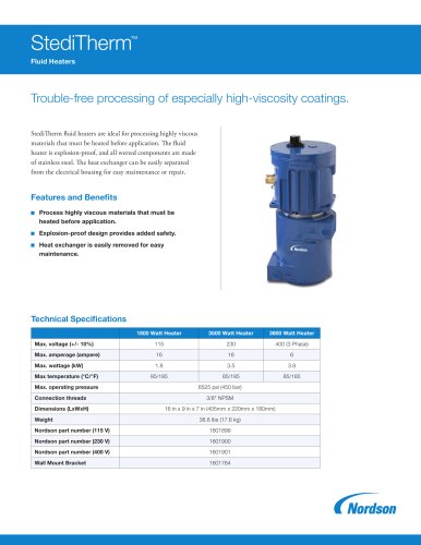 StediTherm Fluid Heaters