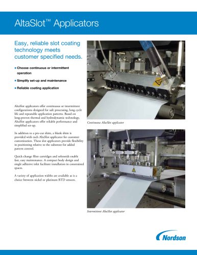 AltaSlot Applicators