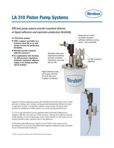 LA 310 Piston Pump Systems