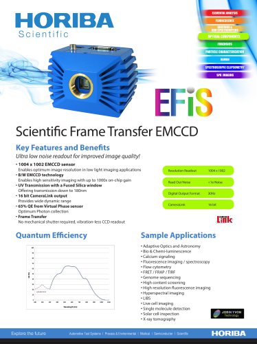 EFIS Scientific Frame Transfer EMCCD