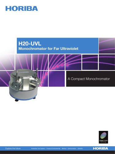 H20-UVL - Monochromator for Far Ultraviolet