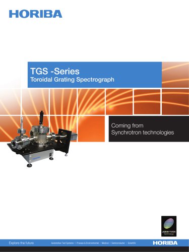 TGS 300 Toroidal Grating Spectrograph