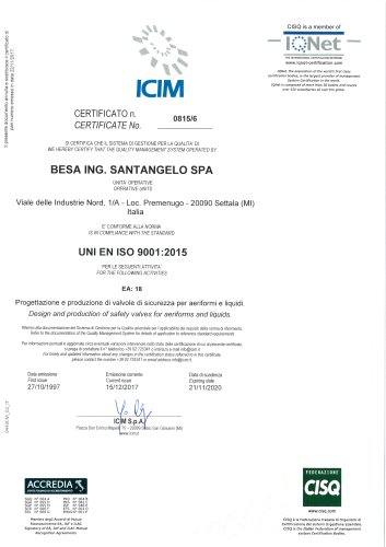 Certification ICIM