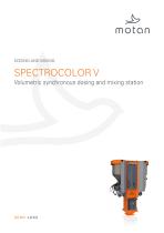SPECTROCOLOR V Volumetric synchronous dosing and mixing station