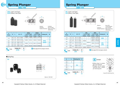 Spring Plunger