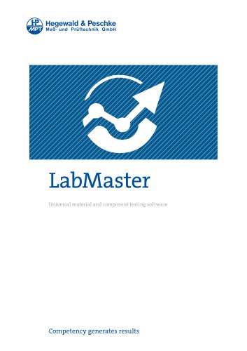 Material testing software LabMaster