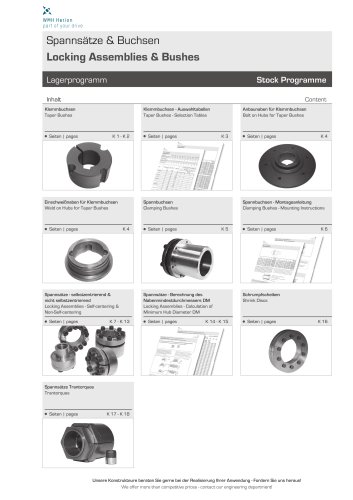 Locking Assemblies & Bushes 2014