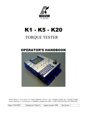 TORQUE TESTER