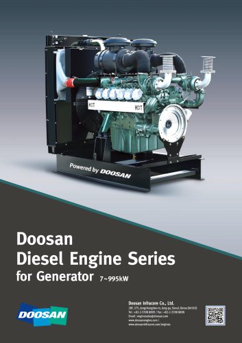 Doosan Diesel Engine Series for Generator