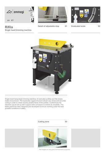 Rifila Single head trimming machine