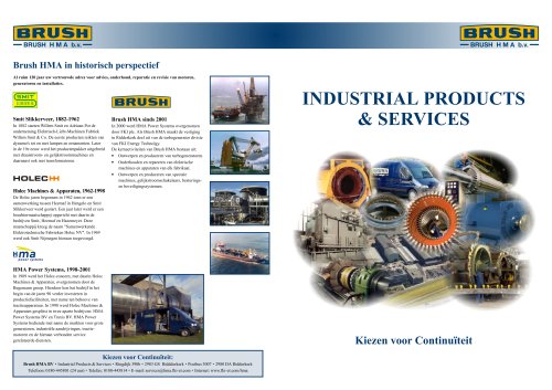 Brush HMA Industrial Products and Services