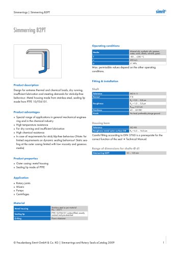 Simmerring B2PT